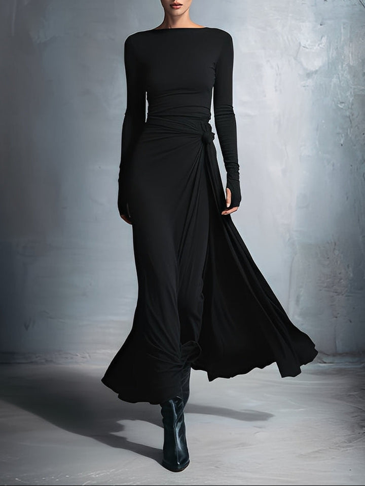 Naiara – Robe Maxi Nœud Latéral