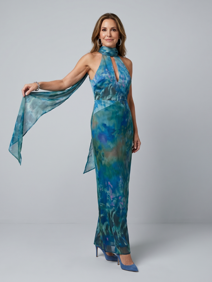 Juniper – Robe Maxi Halter Sans Manches