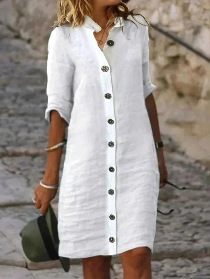 Loes – Robe Midi Estivale Classique