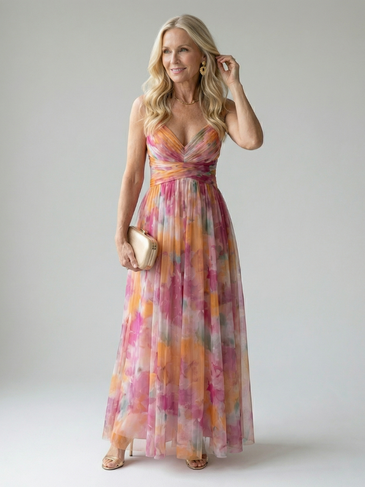 Isel – Robe Maxi Portefeuille Douce