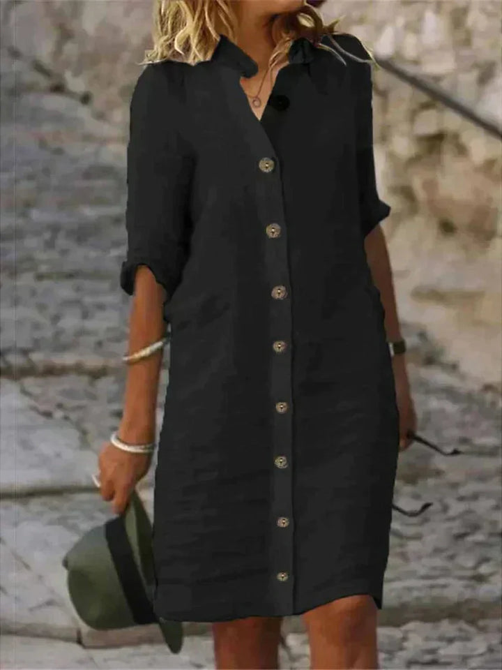Loes – Robe Midi Estivale Classique