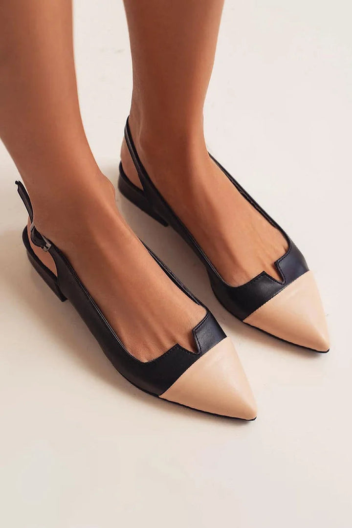 Bellara – Ballerines Bout Pointu Bicolores
