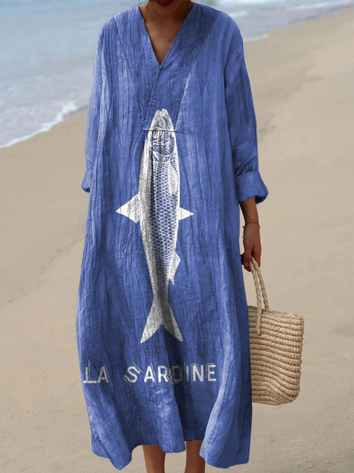 Robe Imprimé Sardines