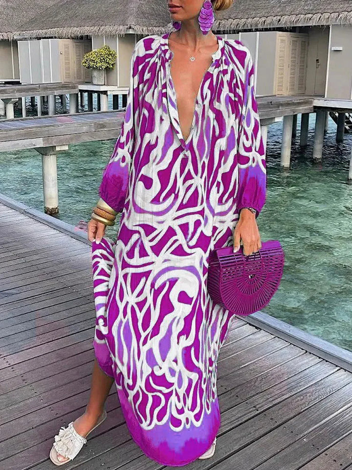 Bea – Robe Maxi Col V