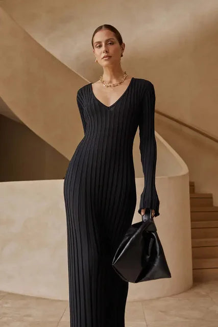 Maxi – Robe Maxi Longue Tricotée