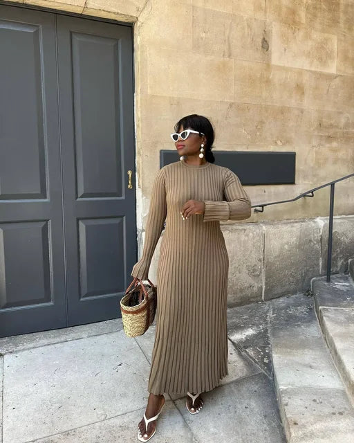 Maxi – Robe Maxi Longue Tricotée