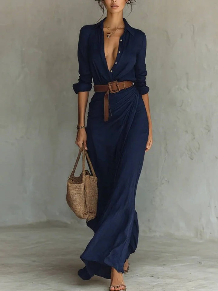 Amira – Robe Portefeuille Élégante