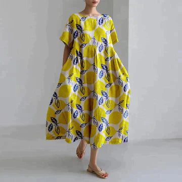 Calliope – Robe Florale Élégante