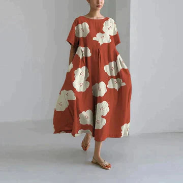 Calliope – Robe Florale Élégante