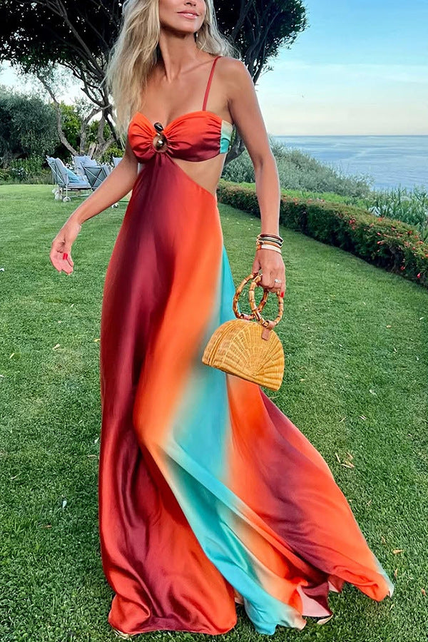 Harlow – Robe Maxi Coucher de Soleil
