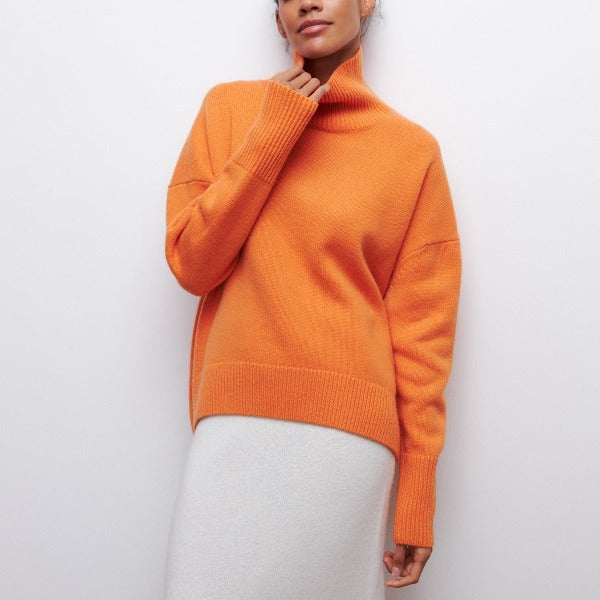 Margot – Pull Col Roulé Tricoté