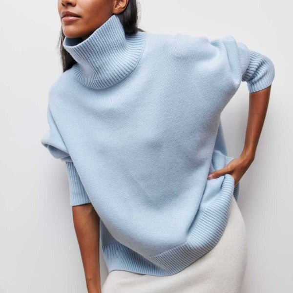 Margot – Pull Col Roulé Tricoté