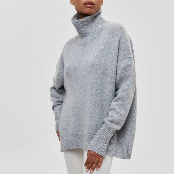 Margot – Pull Col Roulé Tricoté