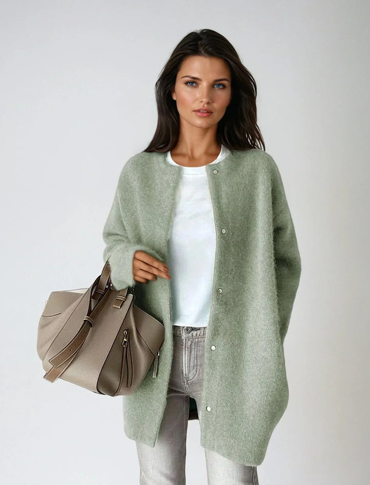 Elena – Manteau Laine Boutonné