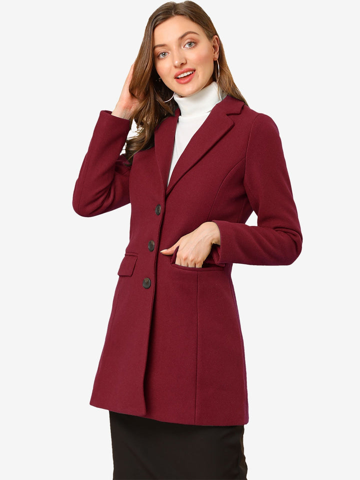 Marielle – Manteau Laine Classique