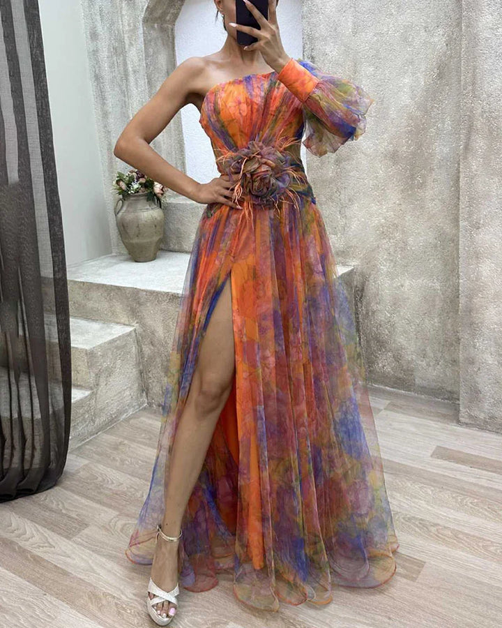 Cecelia – Robe Maxi Une Manche