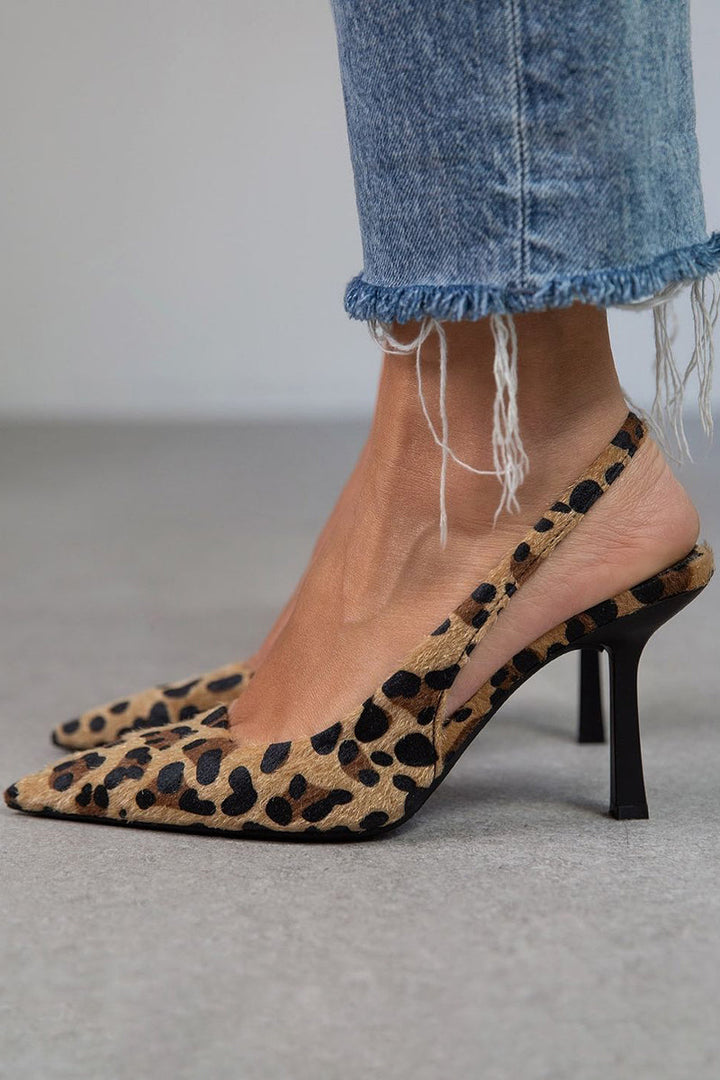 Hanna™ – Stilettos Imprimé Léopard