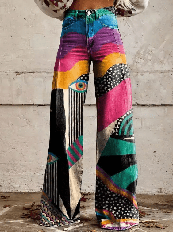 Vespera – Pantalon Boho Vintage