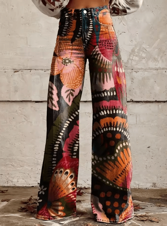 Evadne – Pantalon Boho Vintage