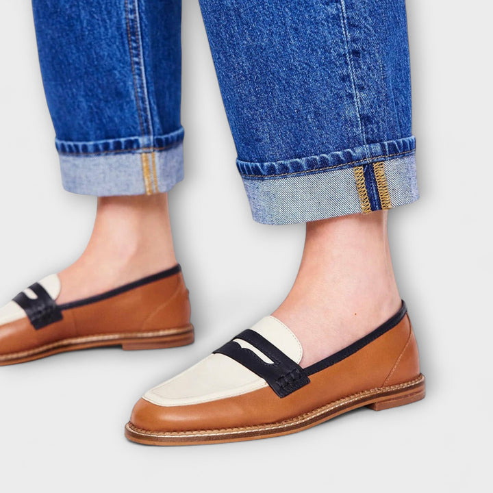 Amelie – Mocassin Marron Classique