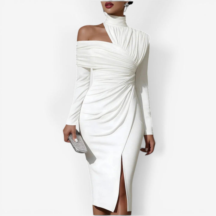 Queenie – Robe Midi Portefeuille