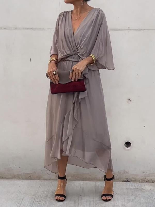 Thyra – Robe Midi Col V
