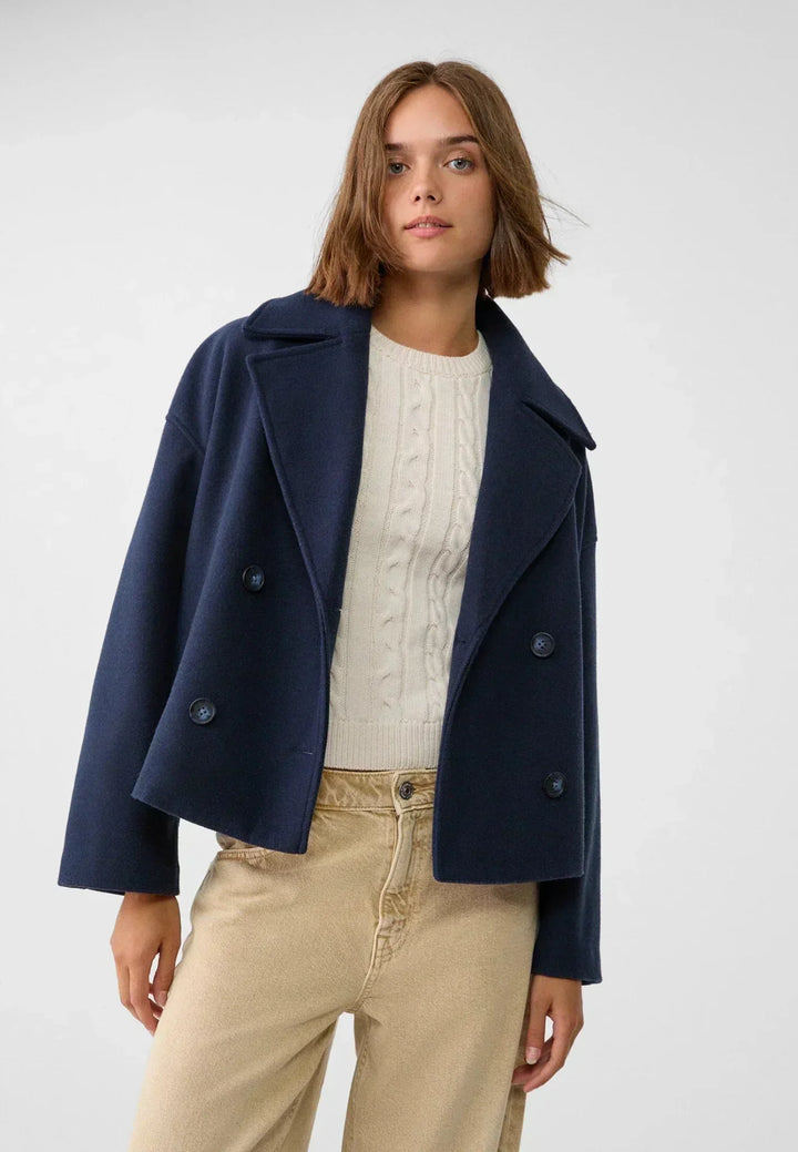 Liora – Manteau Court Croisé