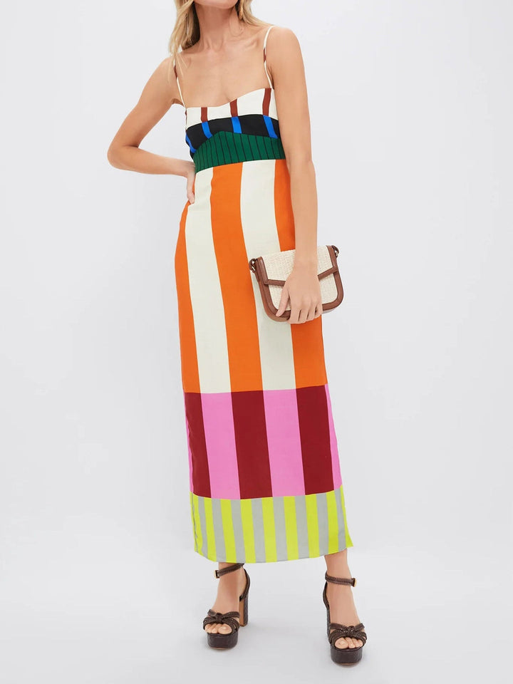 Elsa – Robe Maxi Multicolore