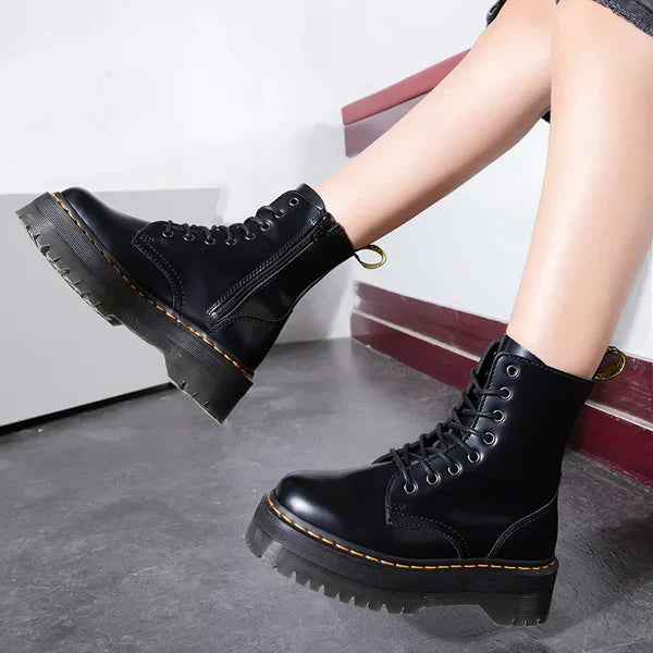 Allison – Bottines Combat Lacées