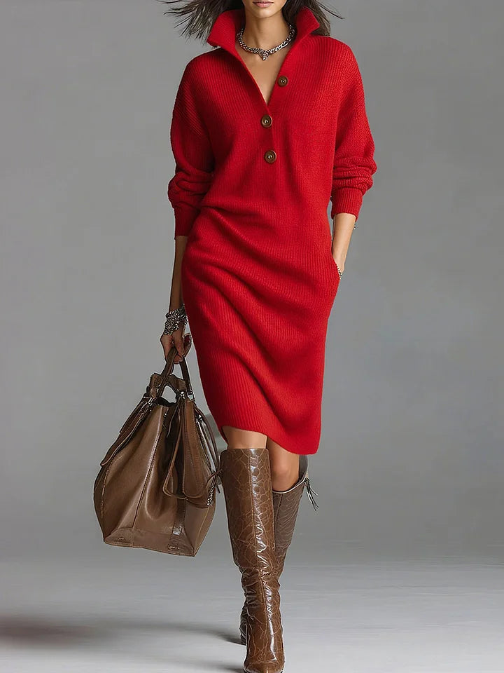 Janice – Robe Pull Élégante