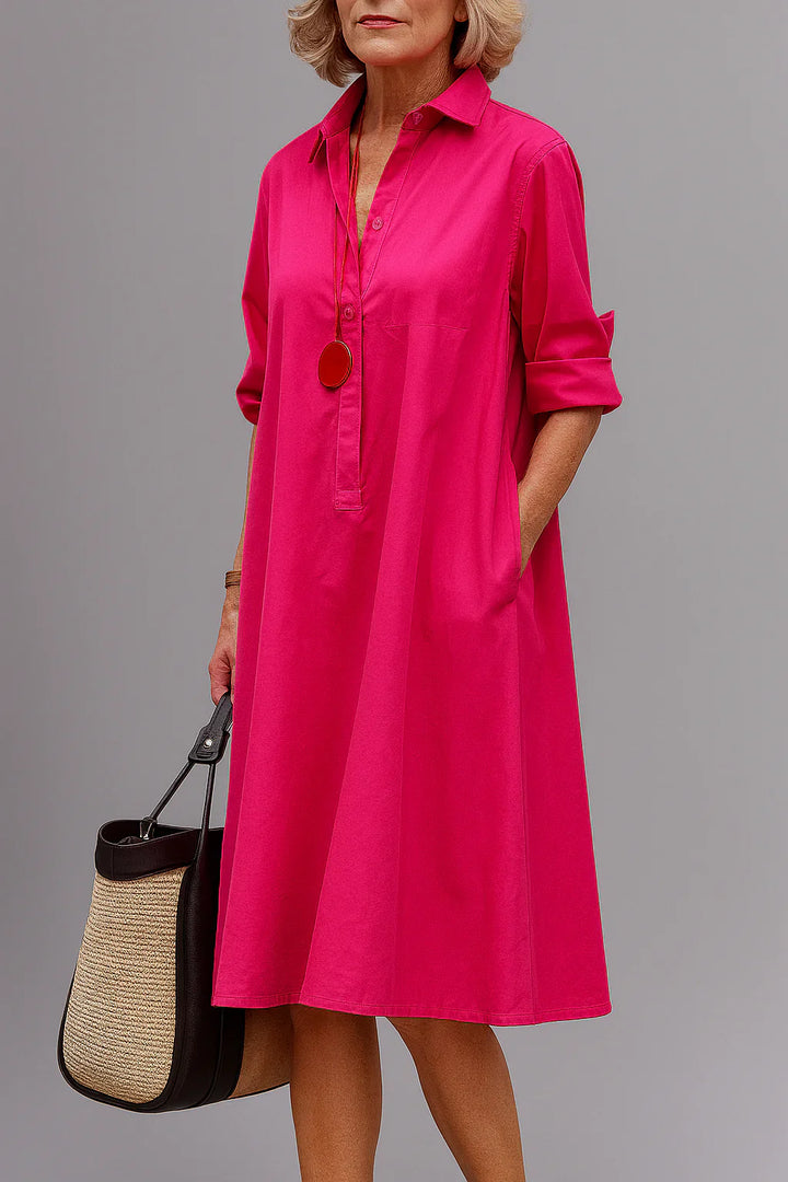 Kayla – Robe Midi Tendance & Légère