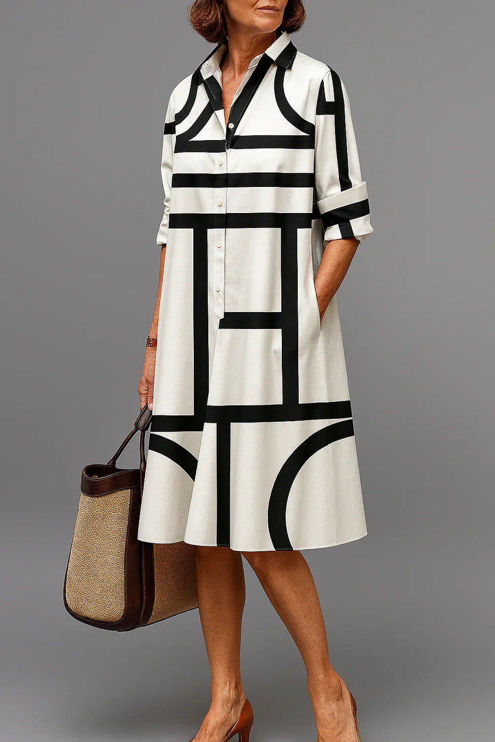 Kayla – Robe Midi Tendance & Légère