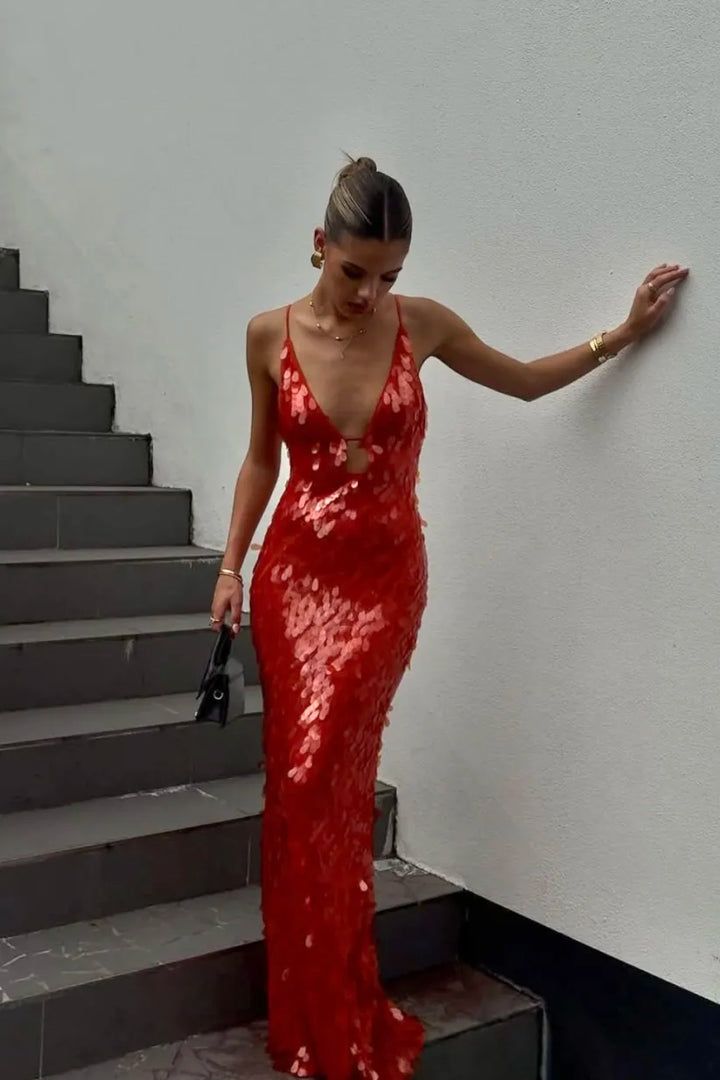 Kailani – Robe Maxi Longue Sequins