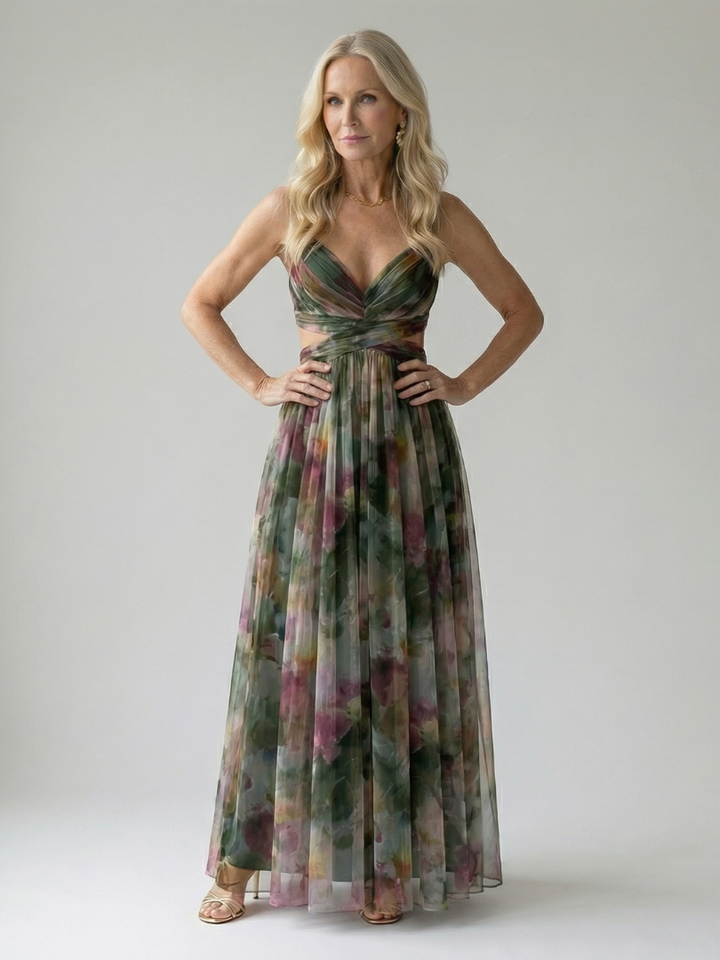 Isel – Robe Maxi Portefeuille Douce