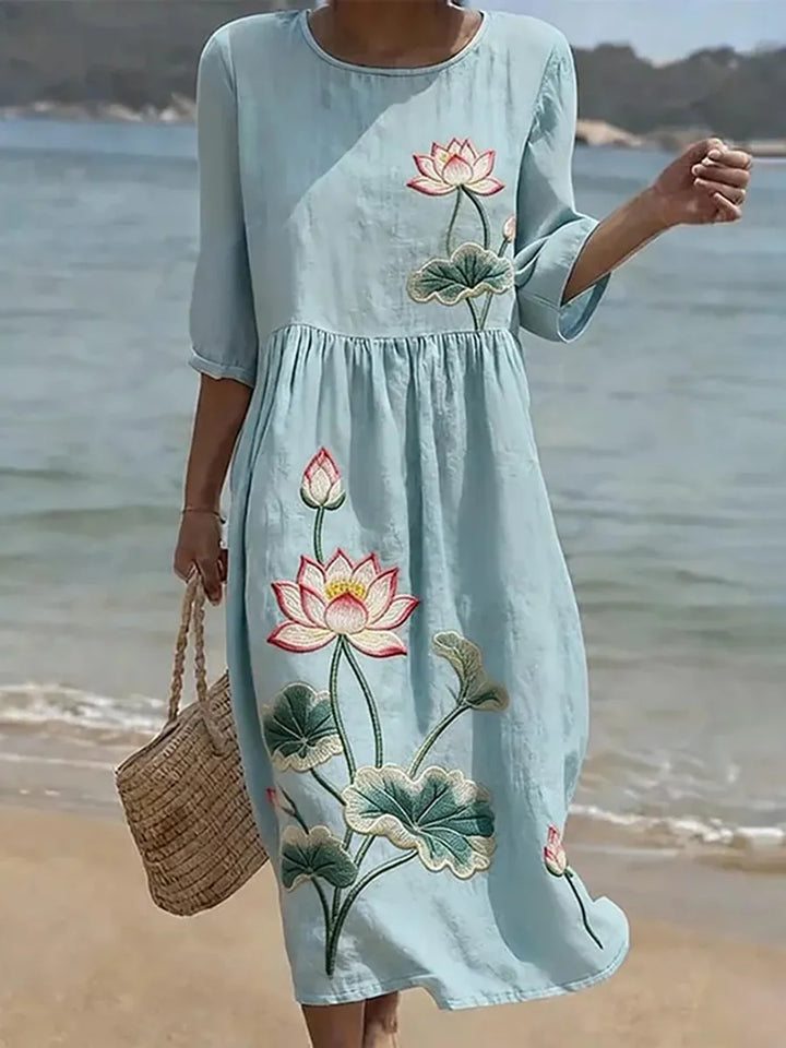 Rachel – Robe Maxi Élégante