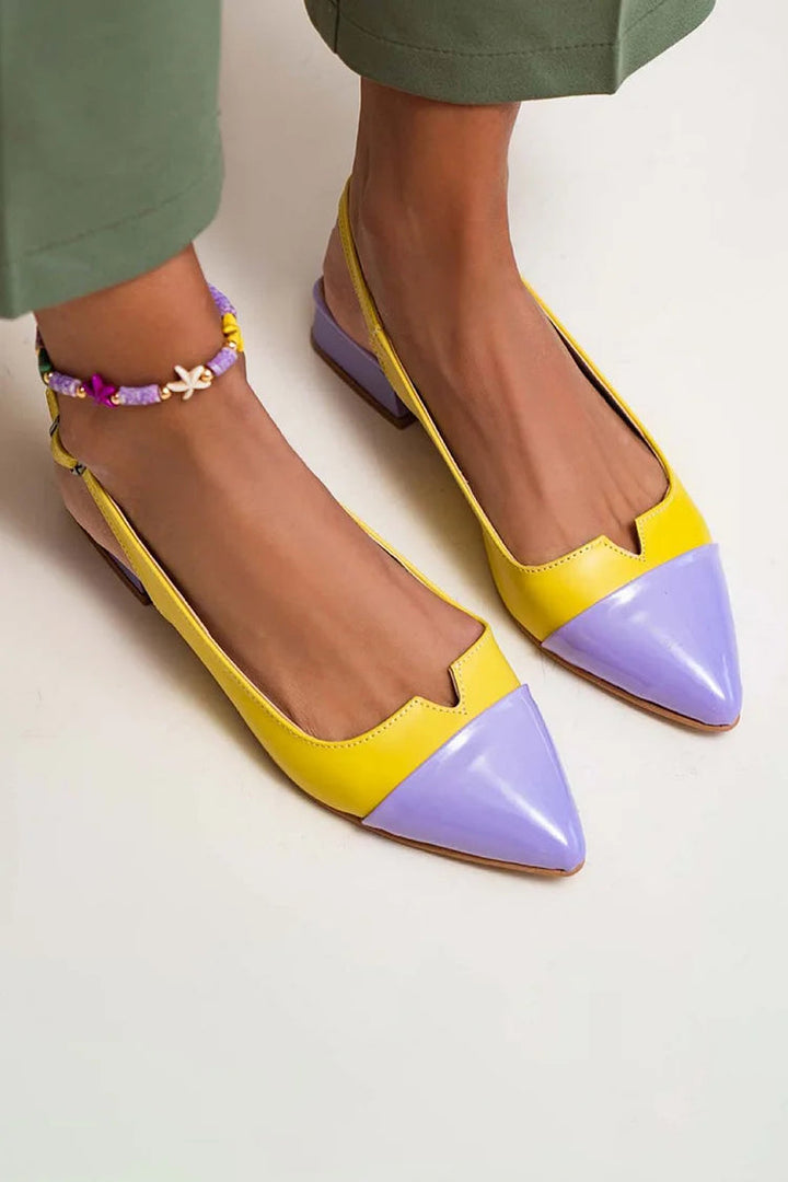 Bellara – Ballerines Bout Pointu Bicolores