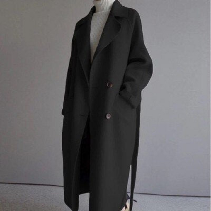 Clara – Trench Coat Laine Femme