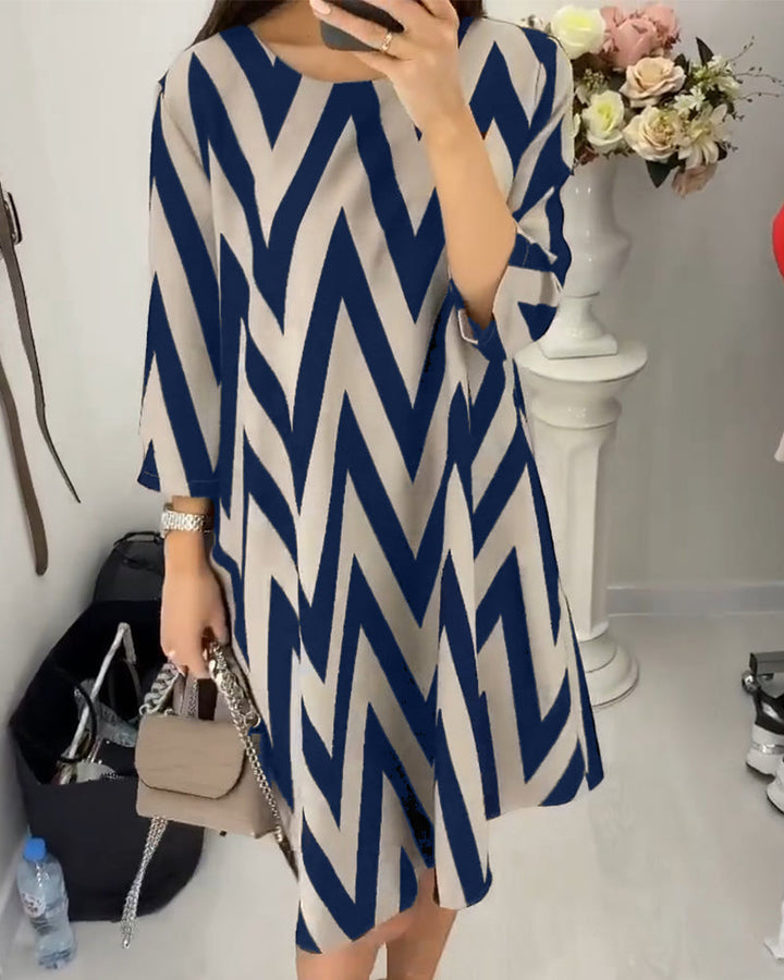 Lovenza – Robe Midi Zigzag