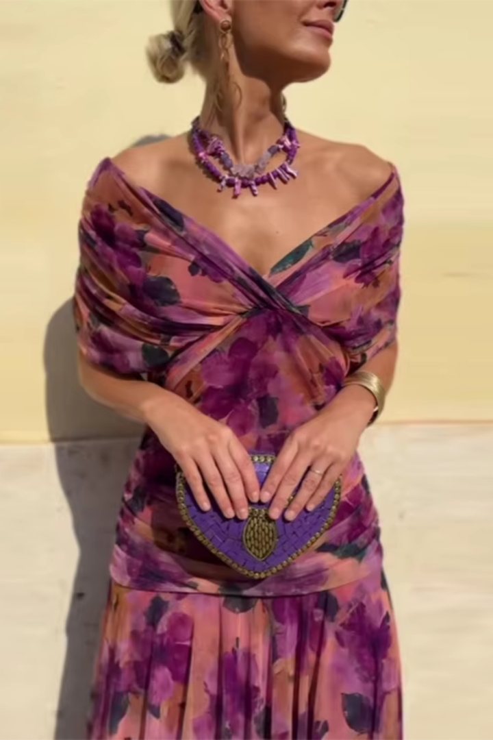 Valentina – Robe Maxi Col V