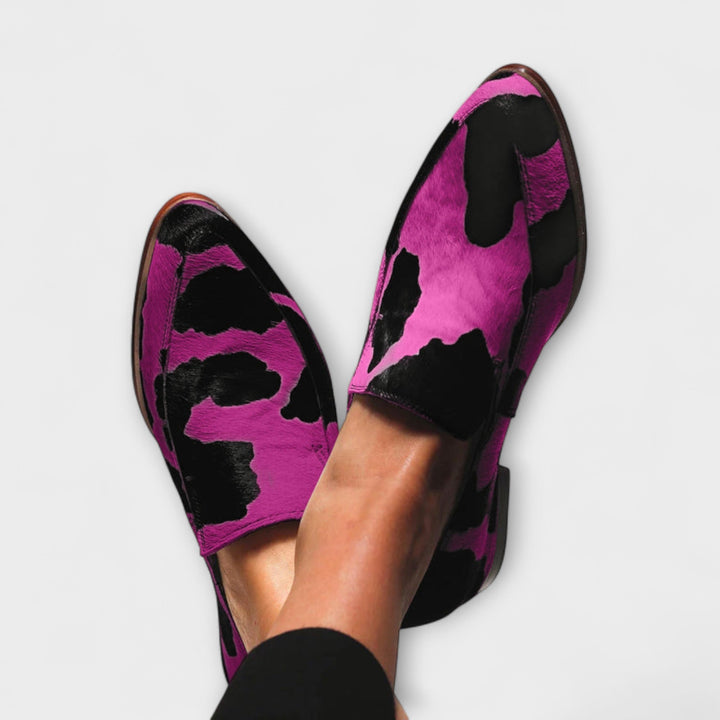 Serena – Mocassins Imprimé Vache
