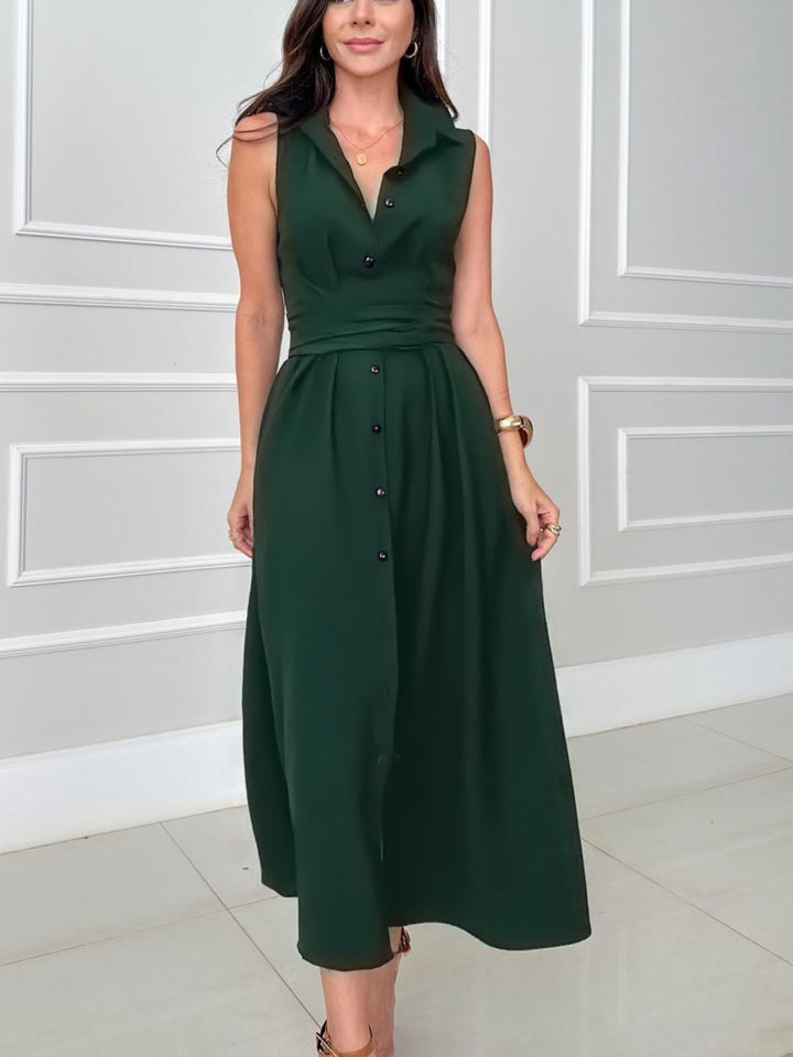 Romaine – Robe Midi Élégante Gainante