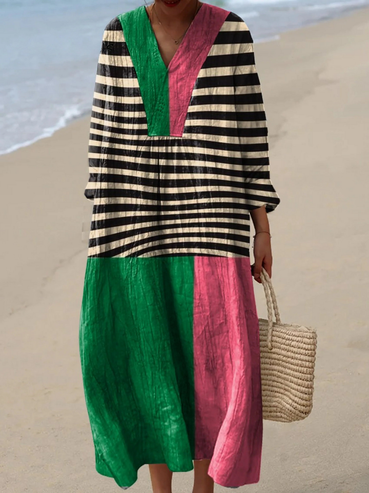 Robe Imprimé Géométrique Irrégulier