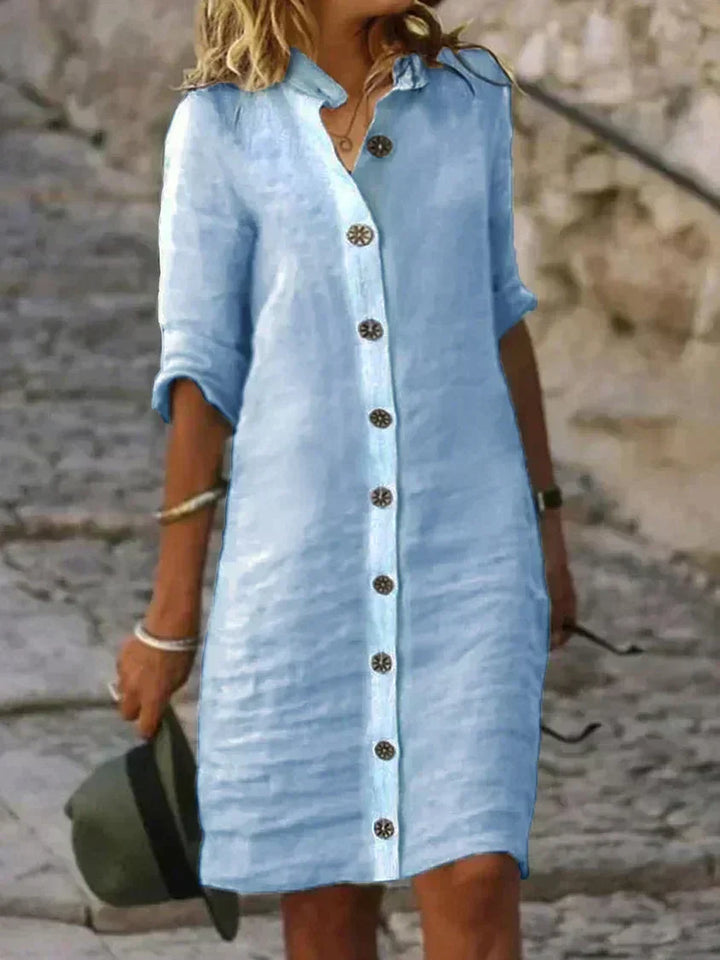 Loes – Robe Midi Estivale Classique
