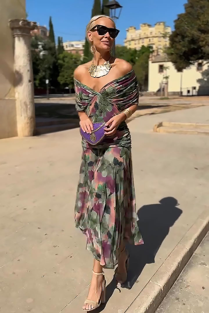 Valentina – Robe Maxi Col V
