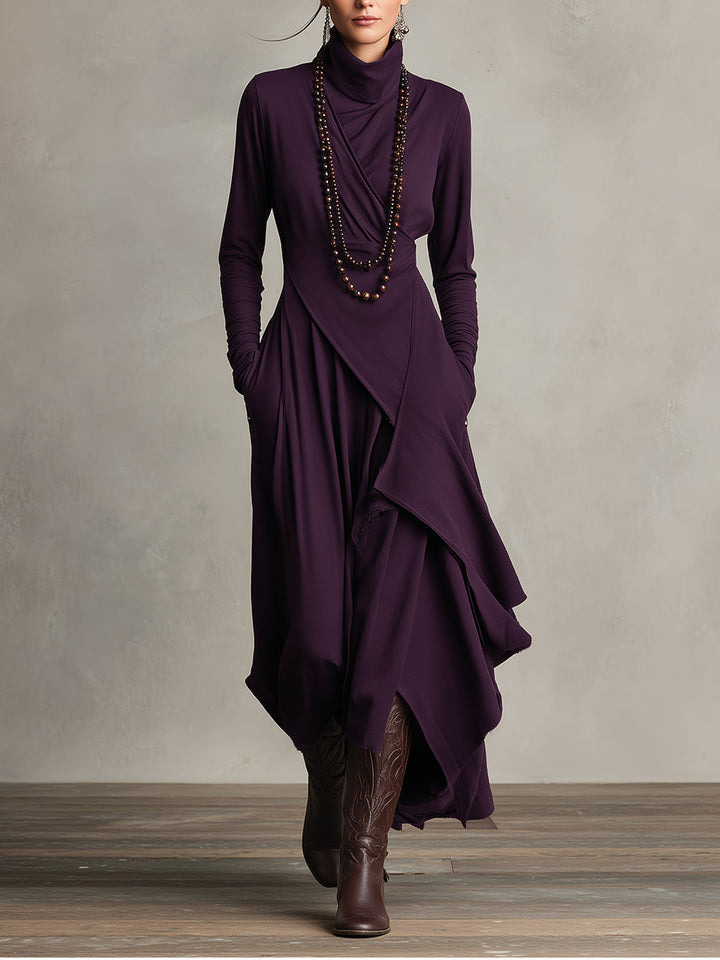 Natalie – Robe Drapée Élégante