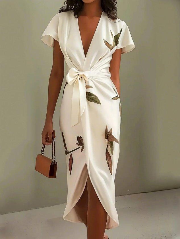 Valeria – Robe Portefeuille Élégante