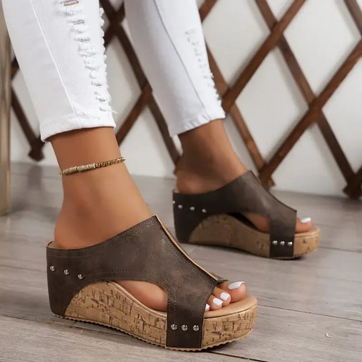 Melissa – Sandales Compensées Soutien Voûte