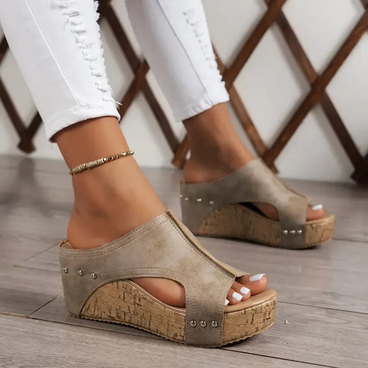 Melissa – Sandales Compensées Soutien Voûte