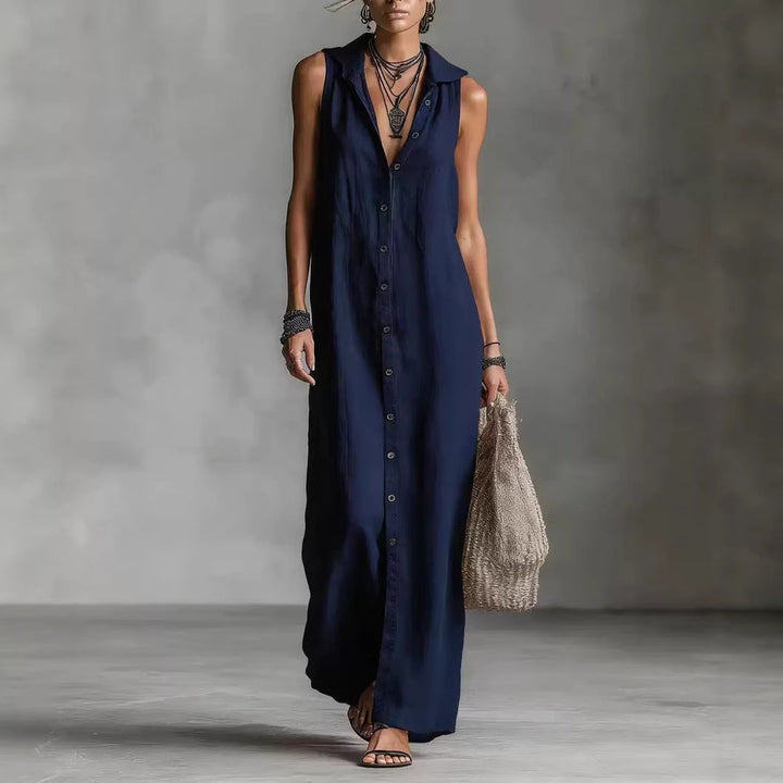 Kamila – Robe Longue Sans Manches