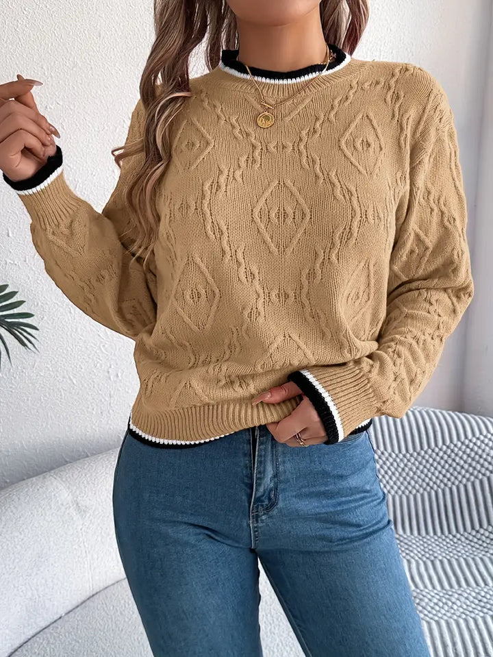 Verity – Pull Rayé Élégant